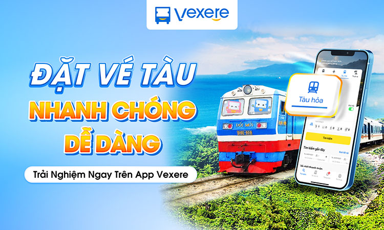 Màn hình đặt vé tàu