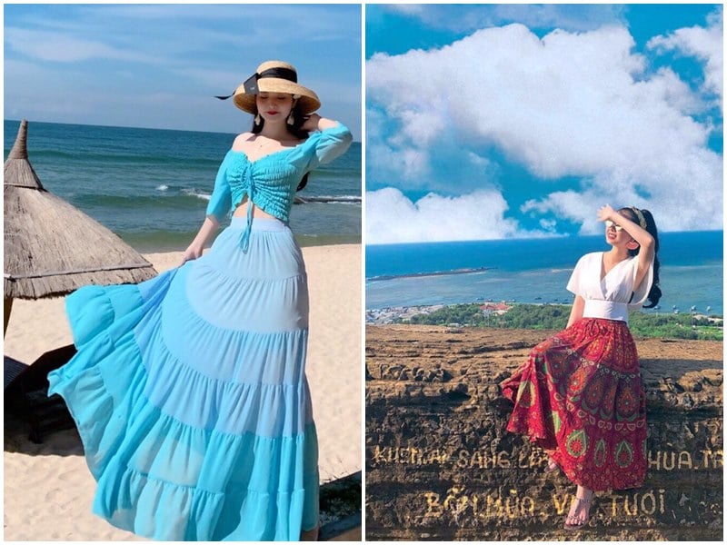 Váy maxi cho mùa du lịch hè