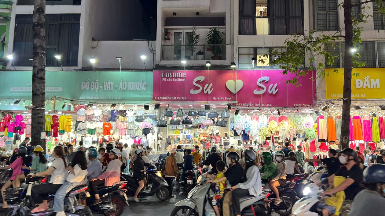 Khu mua sắm thời trang ở Sài Gòn