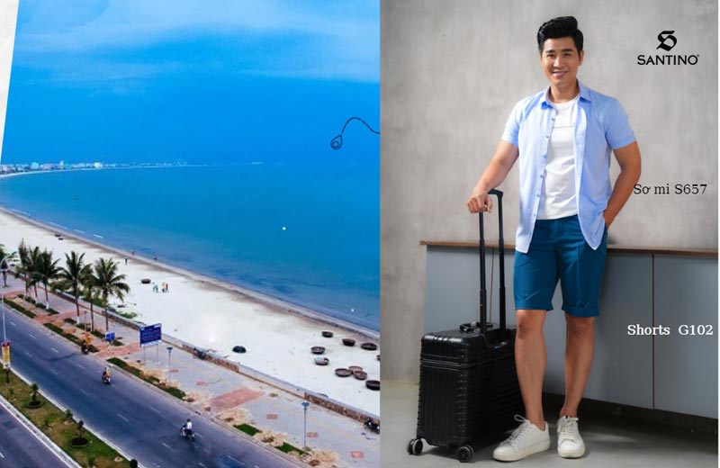 2.2 Phối đồ cho nam khi đi biển