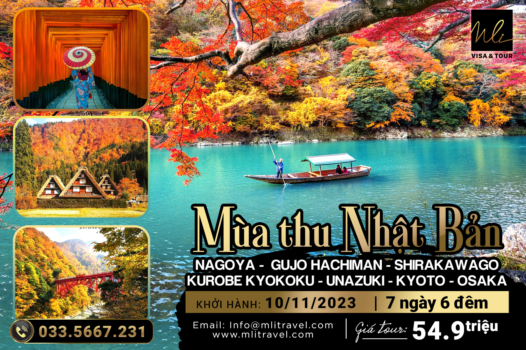 Không gian ryokan mùa thu