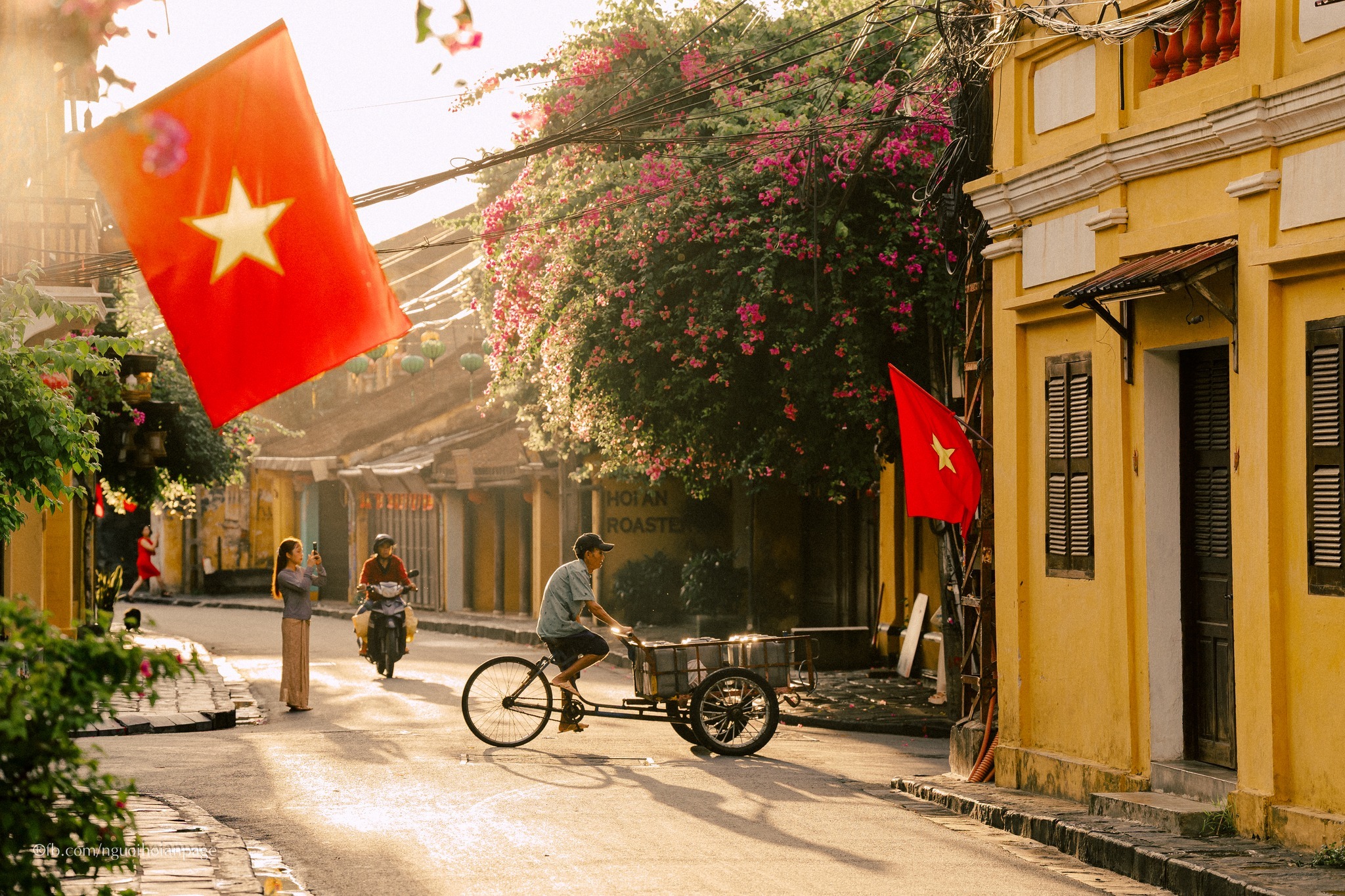 Không gian thư giãn ven biển Hội An