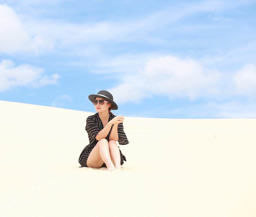Trượt cát buổi chiều tà tại Mũi Né