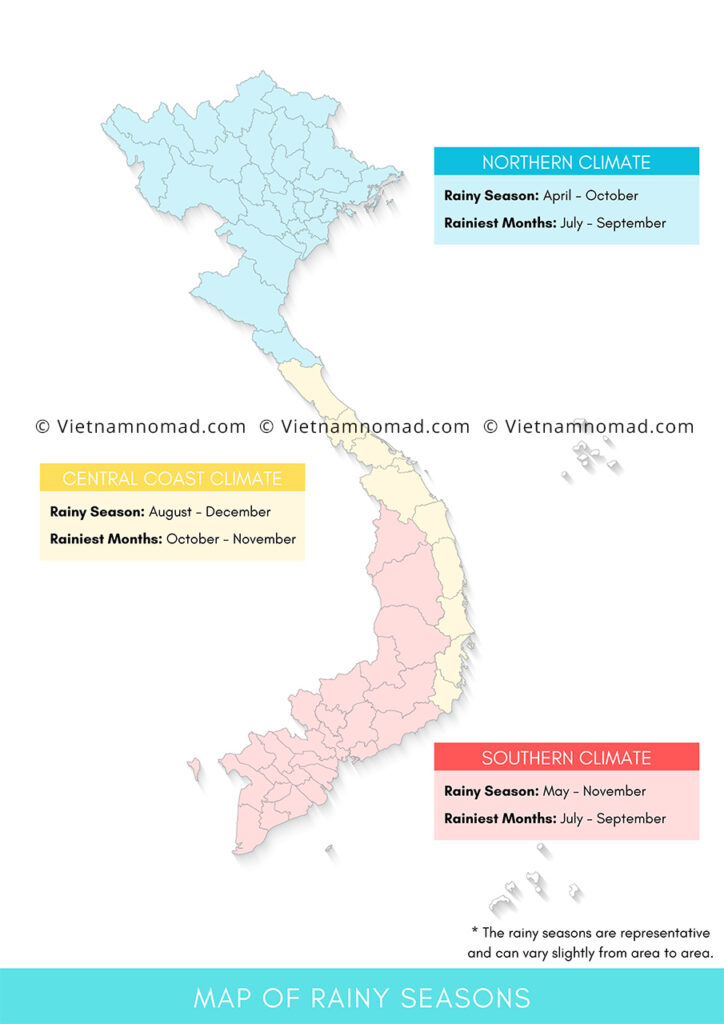 Bản đồ khí hậu Việt Nam