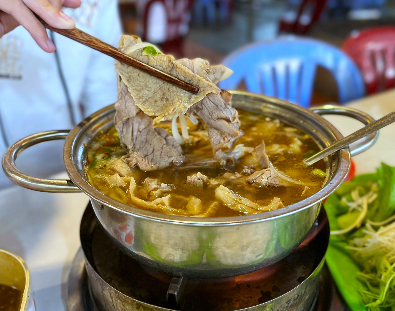 Lẩu bò vùng ven Sài Gòn