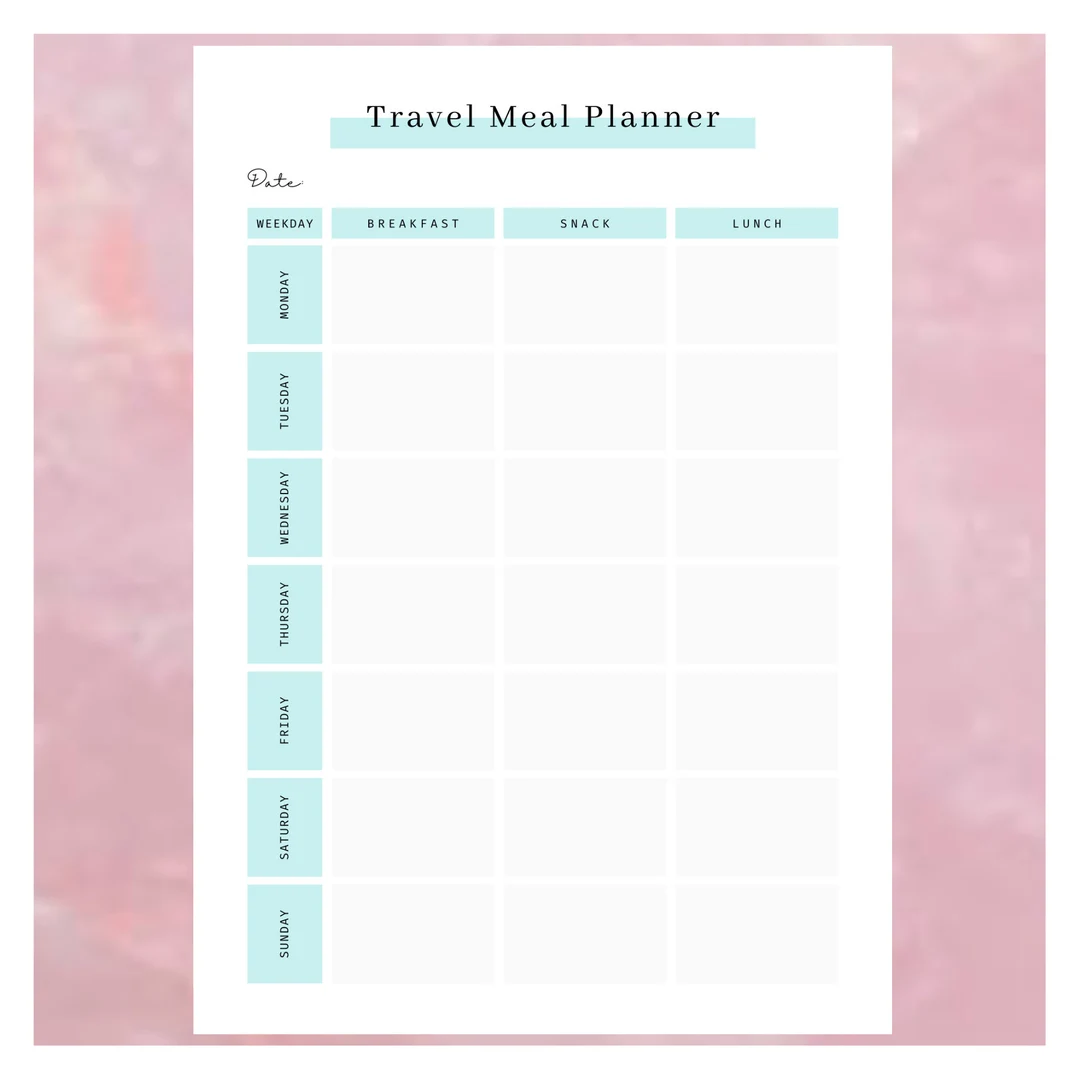 Bữa ăn gọn cho chuyến đi