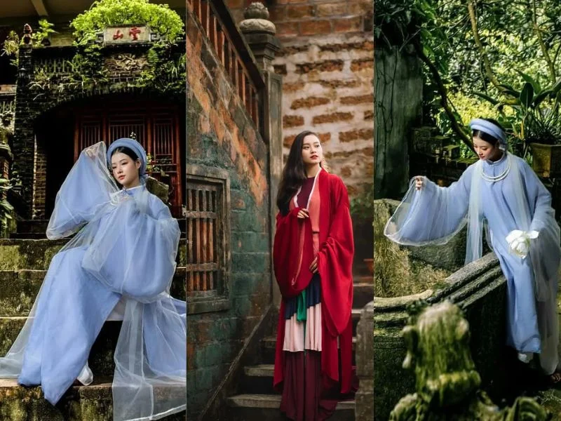 Lối đi xanh mát Việt Phủ