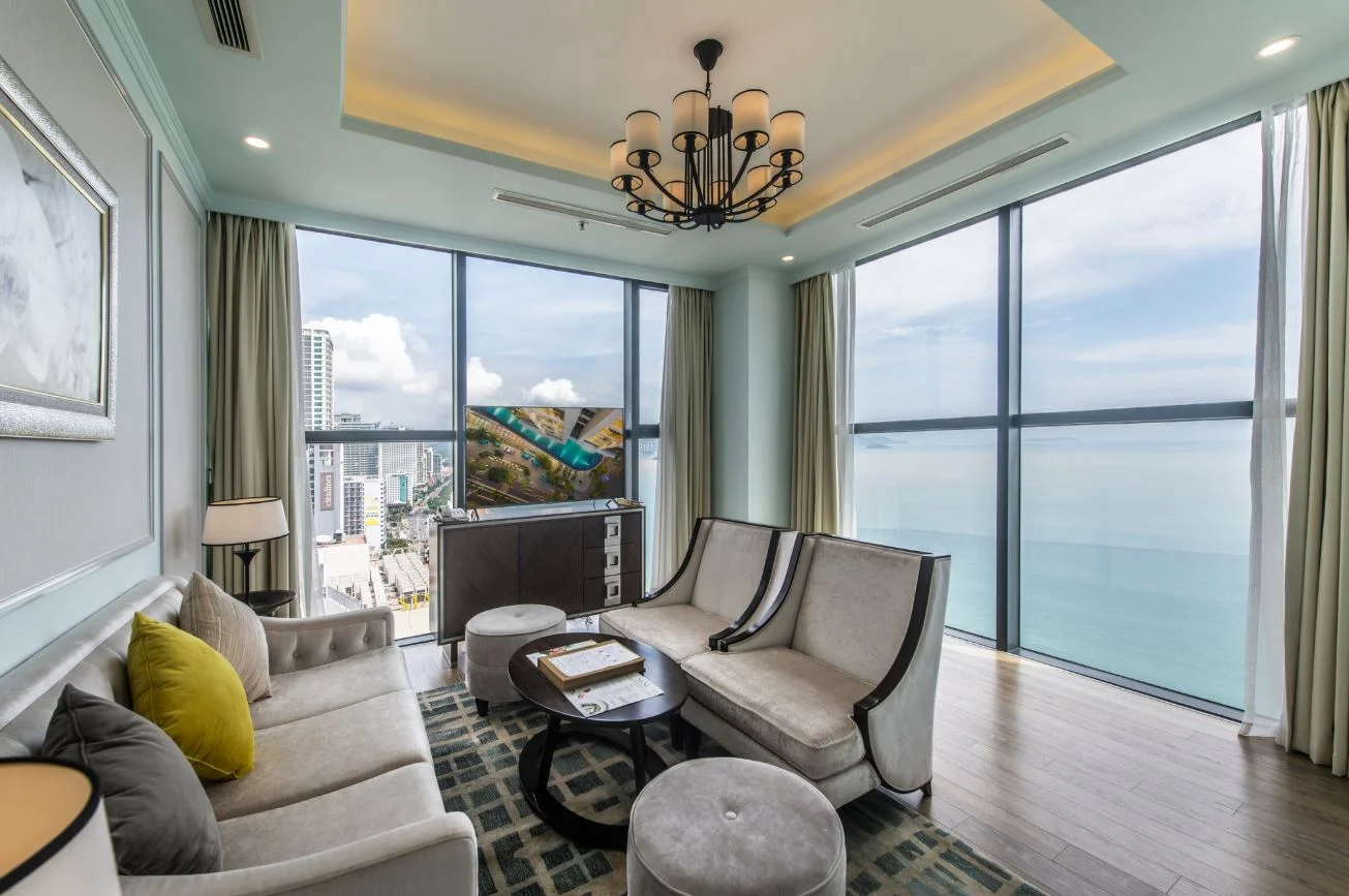 Phòng studio hướng biển thoáng sáng