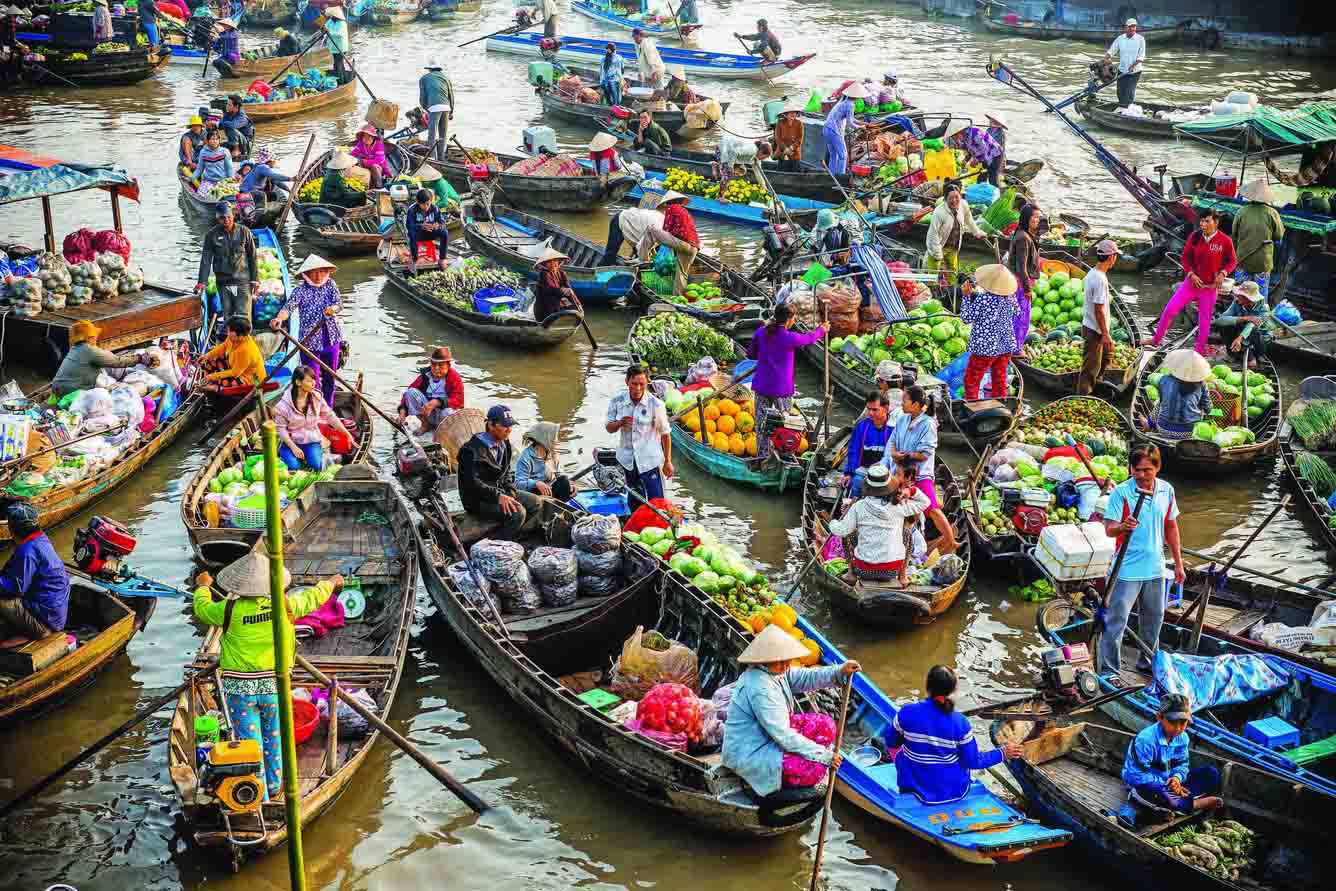 Chợ nổi Cái Răng Cần Thơ
