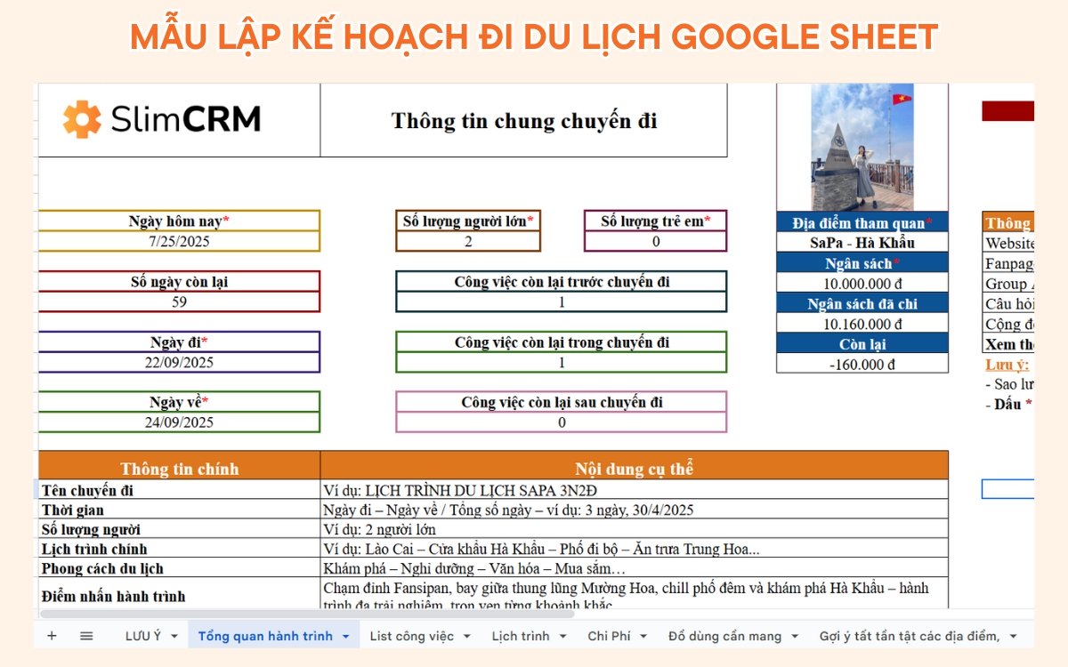 Chọn xu hướng phù hợp chuyến đi
