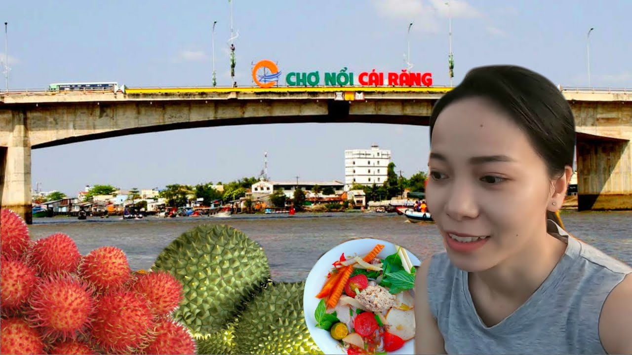 Chợ nổi Cái Răng buổi sáng