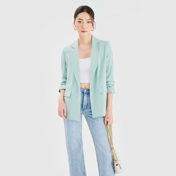 Blazer phối áo hai dây