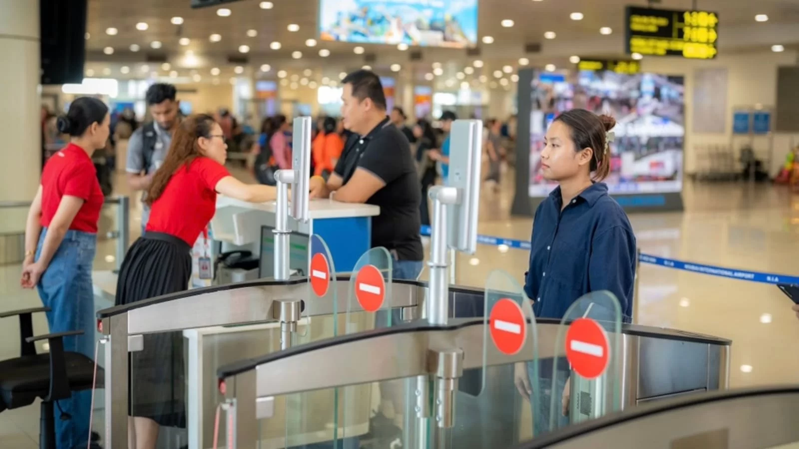 Quầy làm thủ tục ở T3