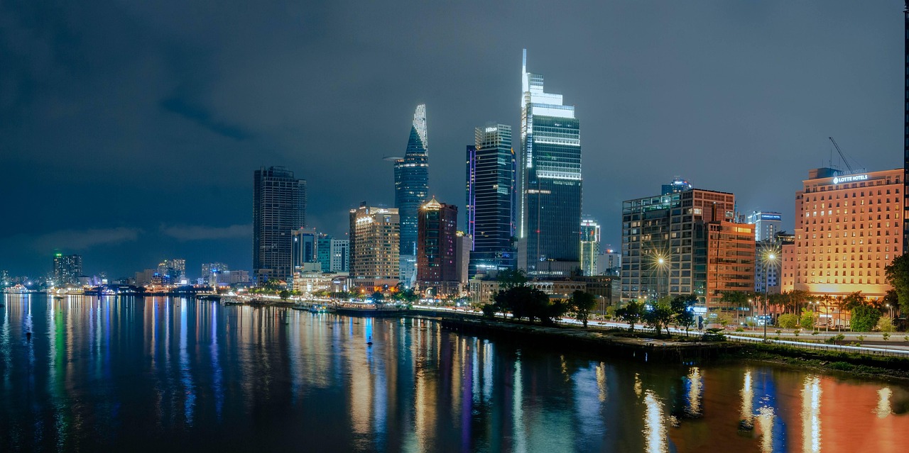 Toàn cảnh Sài Gòn về đêm