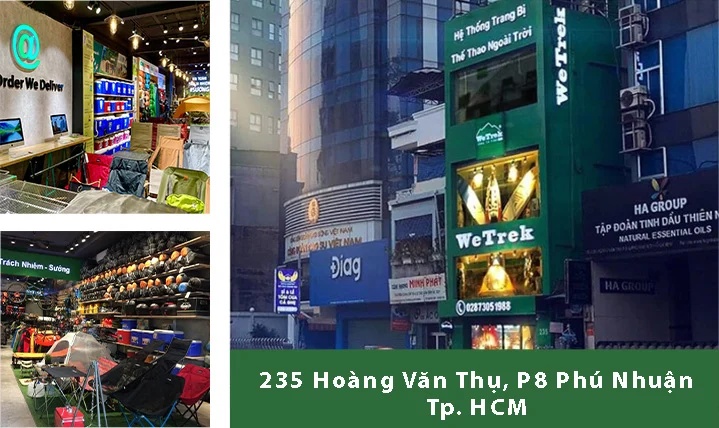 Cửa hàng đồ outdoor và phụ kiện du lịch