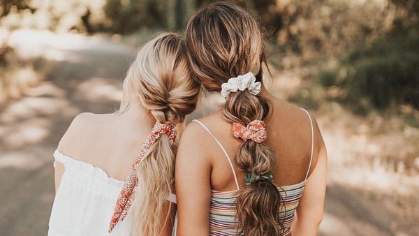 Làm dây cột tóc scrunchies