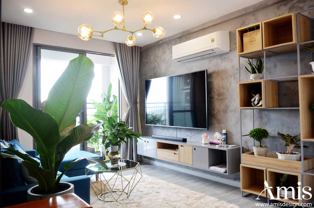 Màu sắc và chất liệu cá tính tạo nên không gian độc bản