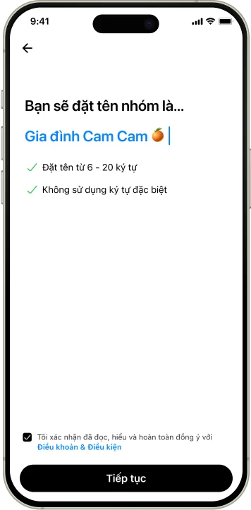 Ai có thể tham gia nhóm gia đình?