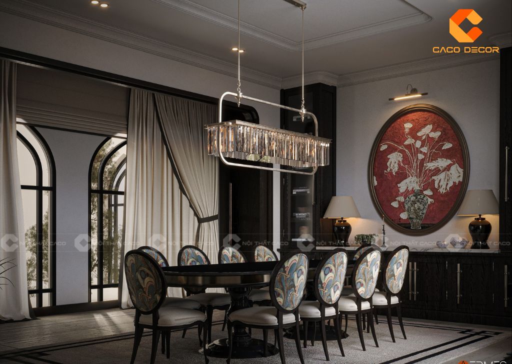 Phong cách nội thất Indochine cao cấp