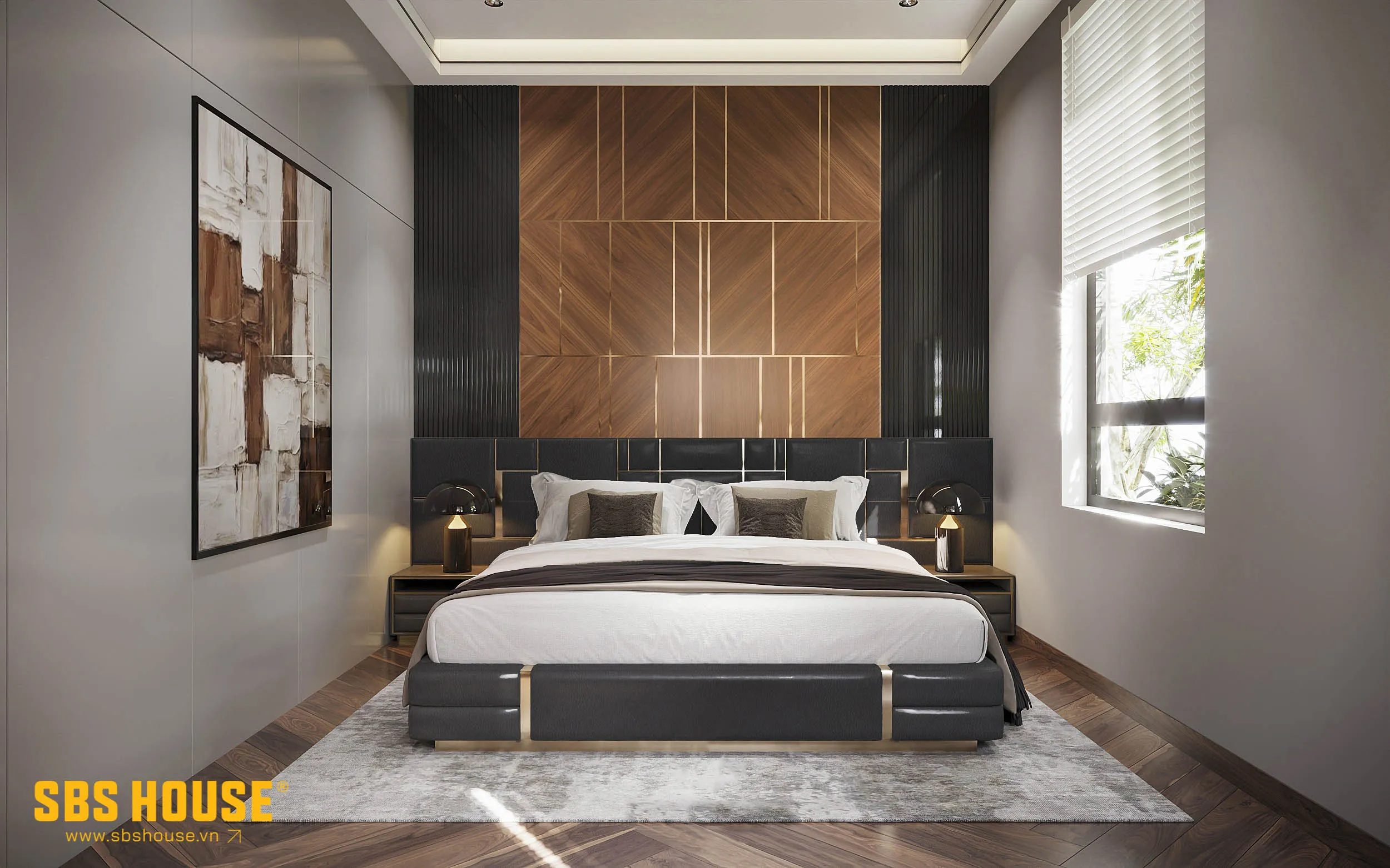 Mẫu phòng ngủ hiện đại dành cho nam