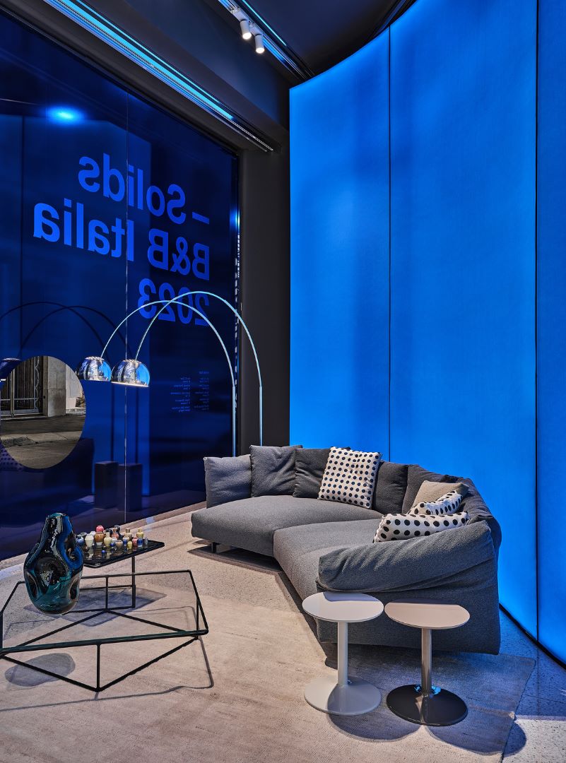 Không gian trưng bày nội thất B&B Italia tại Milan