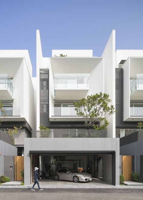 Thiết kế nhà phố hiện đại ngoại thất kiến trúc Minimalism