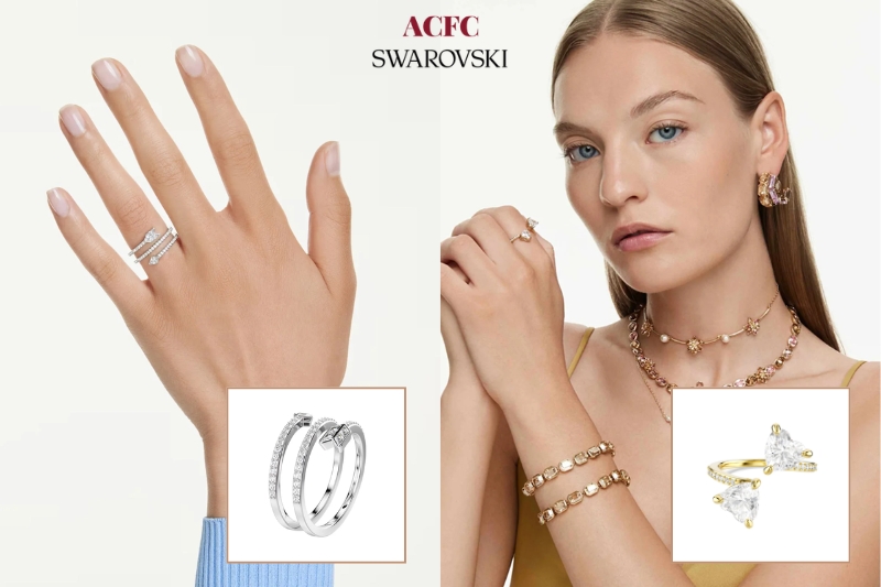 Nhẫn Swarovski Và Nghệ Thuật Tạo Điểm Nhấn Bằng Pha Lê Đặc Trưng