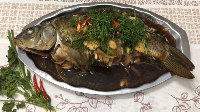 Cá hấp xì dầu