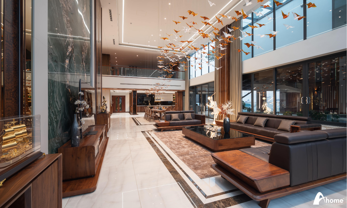 Một góc phòng khách của thiết kế Luxury