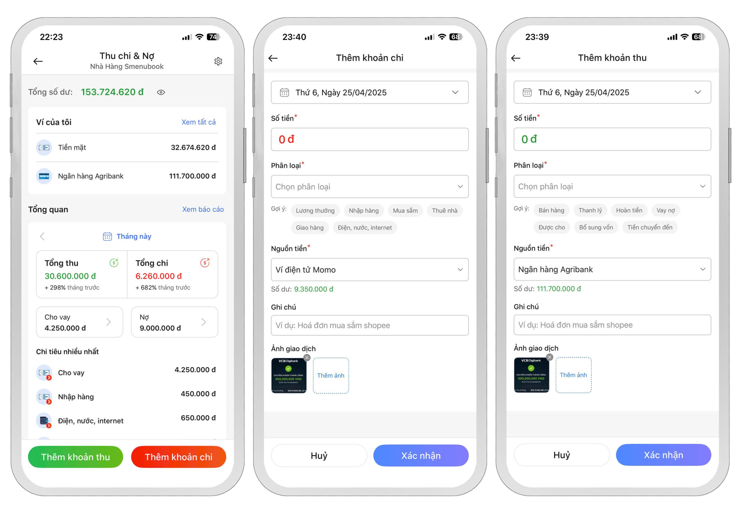 Cân đối thu nhập hàng tháng