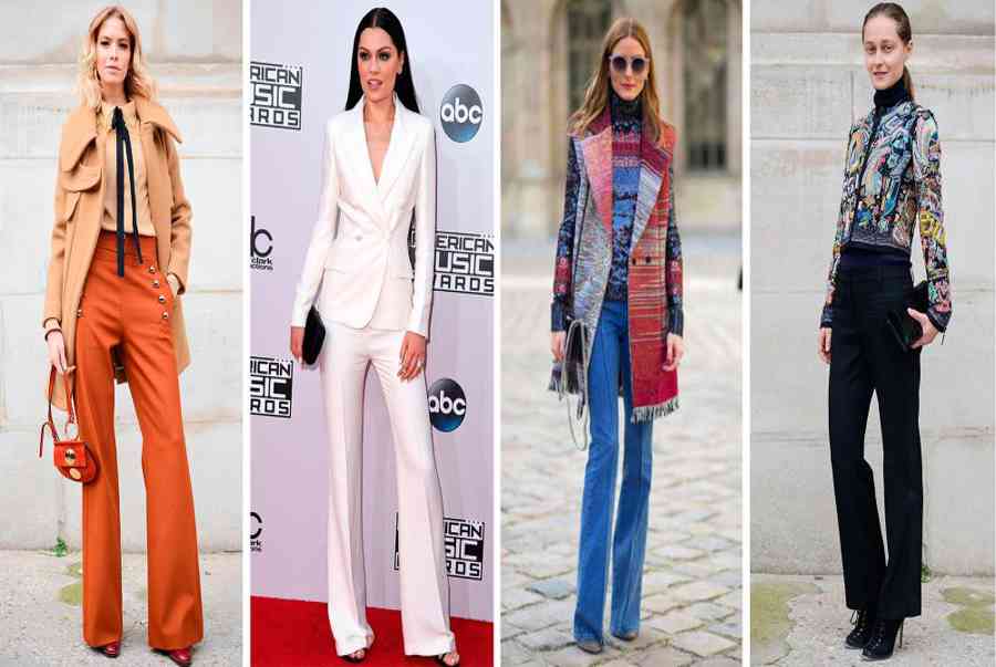 Áo yếm với quần ống loe