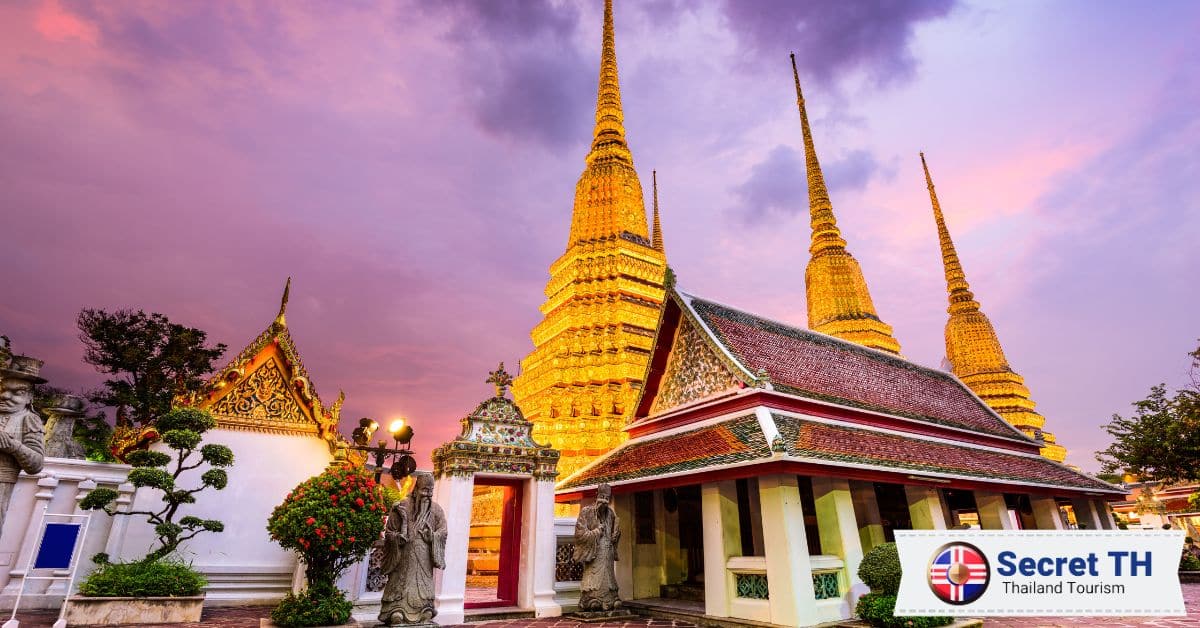 Kiến trúc uy nghi của chùa Wat Tantayaphirom