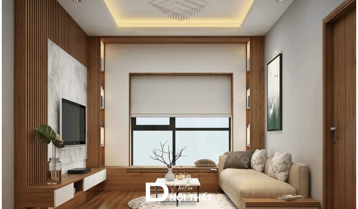 Mẫu phòng khách nhỏ 10m2