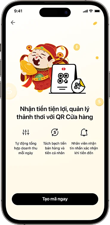 Thanh toán không tiền mặt với mã QR