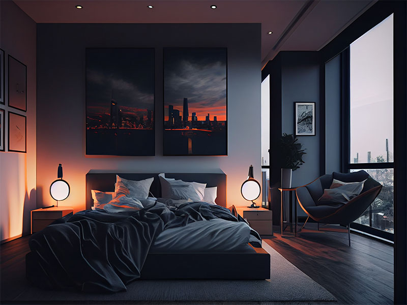 Những lưu ý quan trọng khi thiết kế phòng ngủ không gian mở