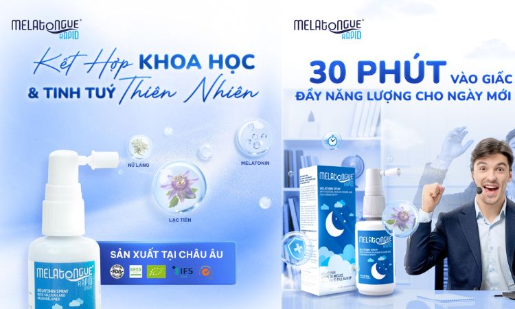 Sản phẩm hỗ trợ giấc ngủ dạng xịt