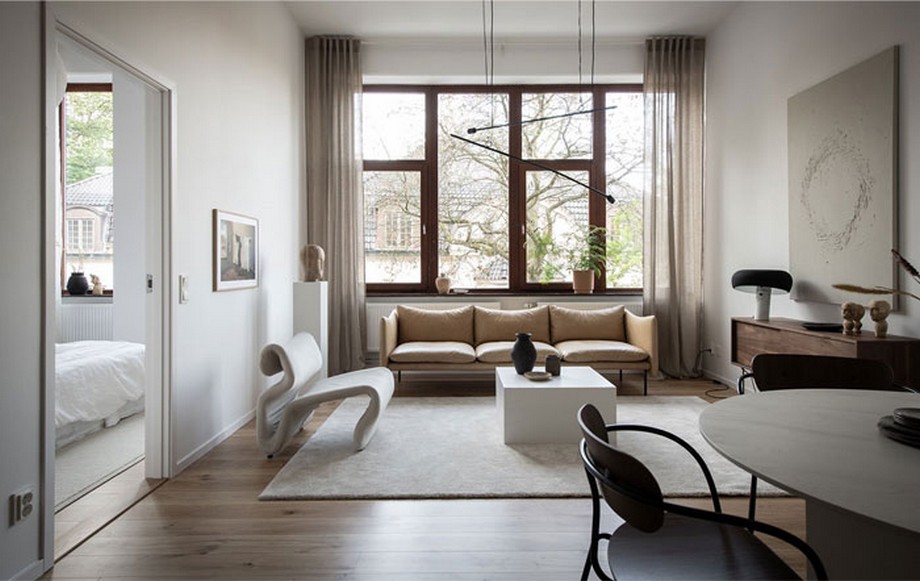 Thiết kế căn hộ nhỏ theo phong cách Scandinavian