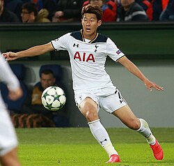 Son Heung-min thi đấu thăng hoa và bùng nổ trong màu áo câu lạc bộ Tottenham Hotspur