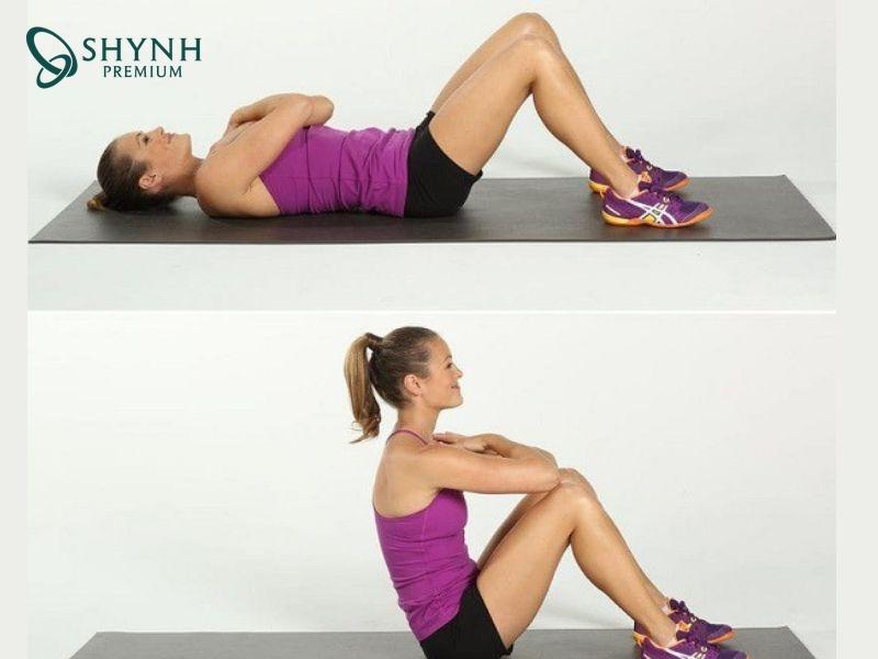bài tập thể dục giảm mỡ bụng Sit-up