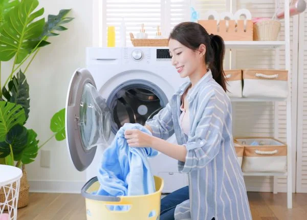 Cách giặt và phơi áo len bằng máy