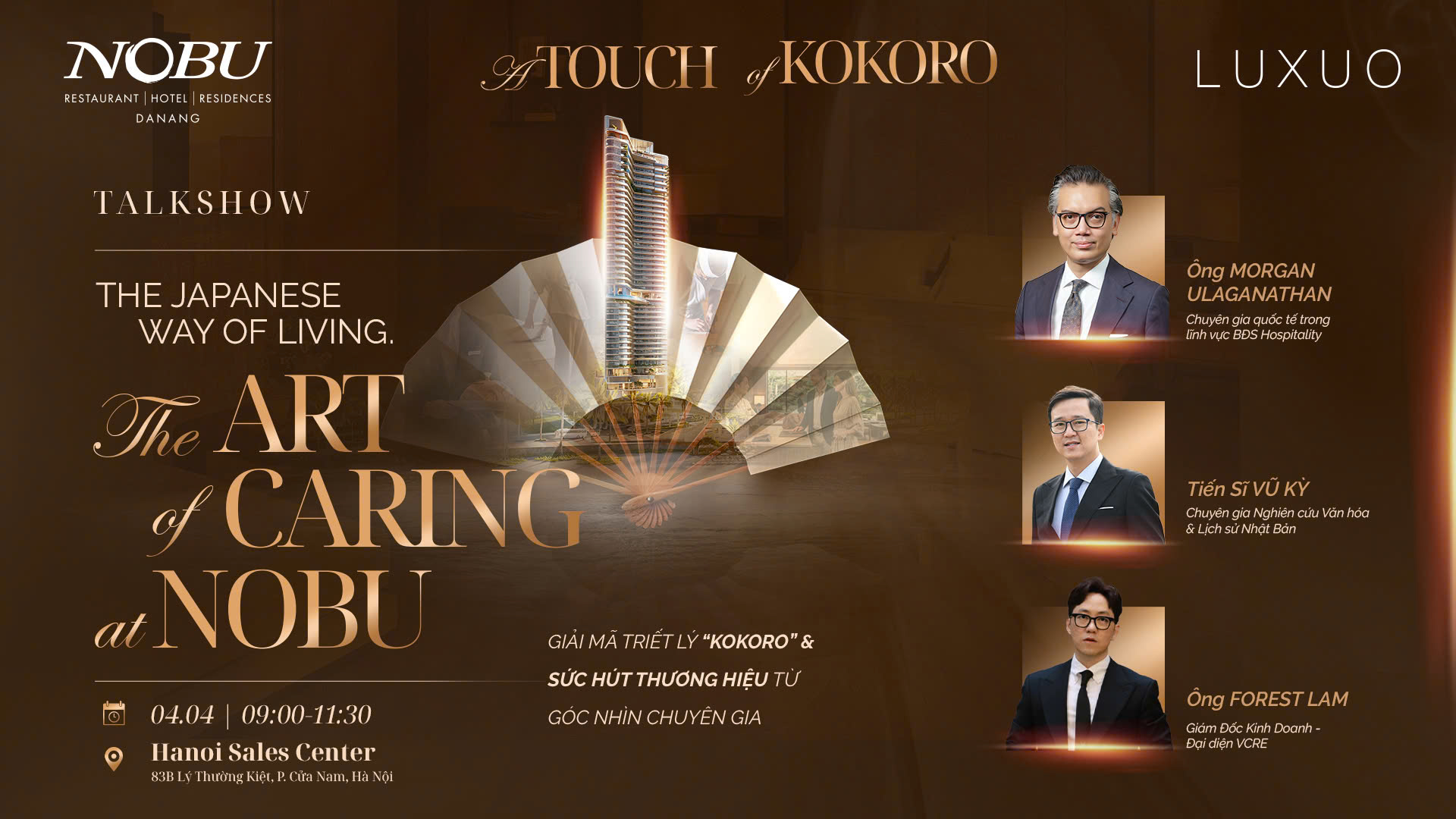 Tọa đàm về nghệ thuật sống Nhật Bản và giá trị bất động sản hospitality