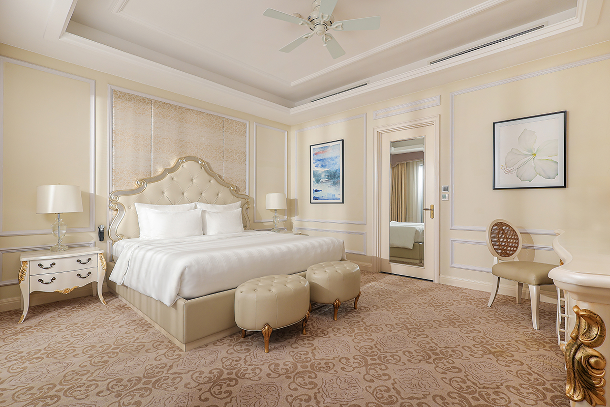Không gian phòng Suite sang trọng tại Wyndham Grand Phú Quốc