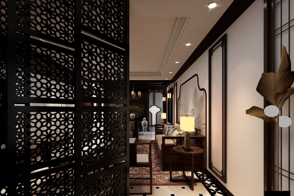Gạch bông tạo nhịp điệu hoài cổ trong không gian Indochine