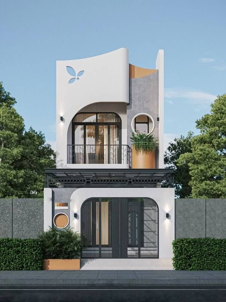 Mẫu biệt thự vườn 1 tầng 2026 theo phong cách Modern Farmhouse