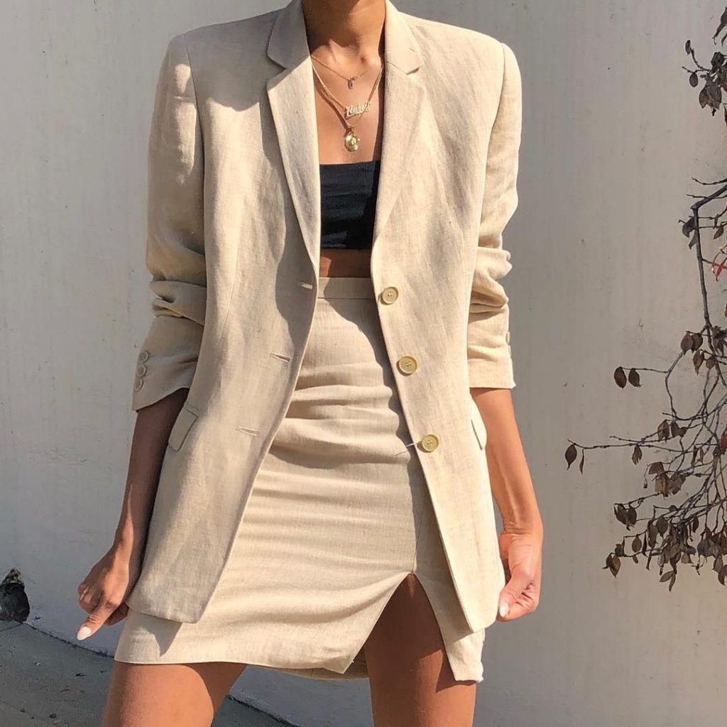 Vải thoáng cho công sở