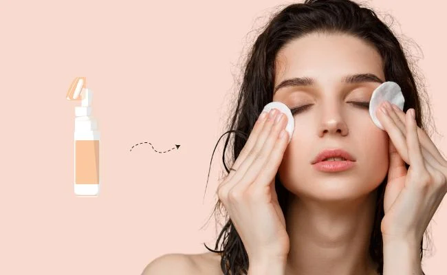Tẩy trang trong quy trình ban đêm