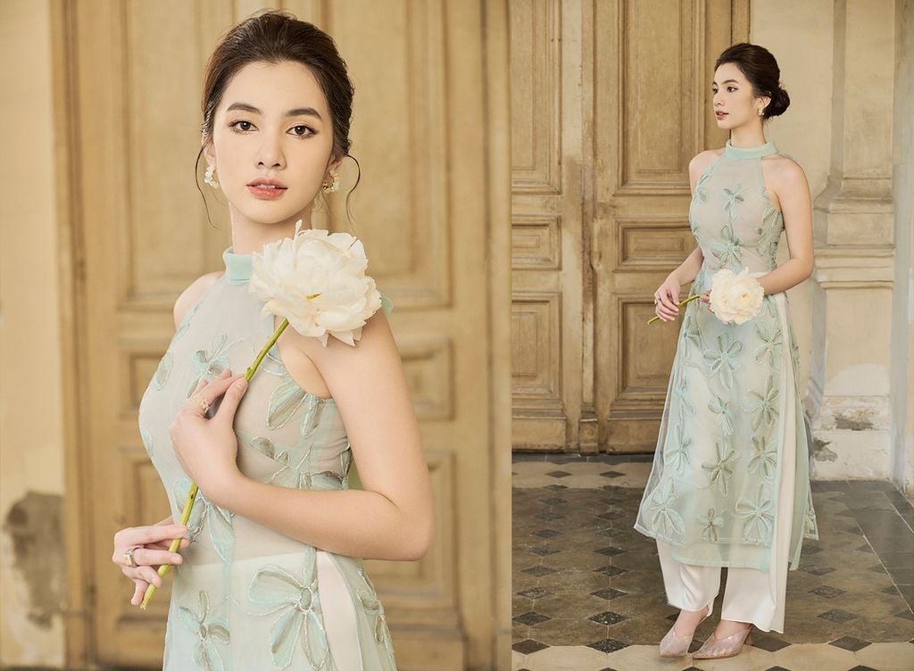 Xu hướng áo dài Tết 2026 thiên về thanh lịch, tinh giản và có chiều sâu