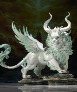Tượng thần thú Kỳ Lân phi vân