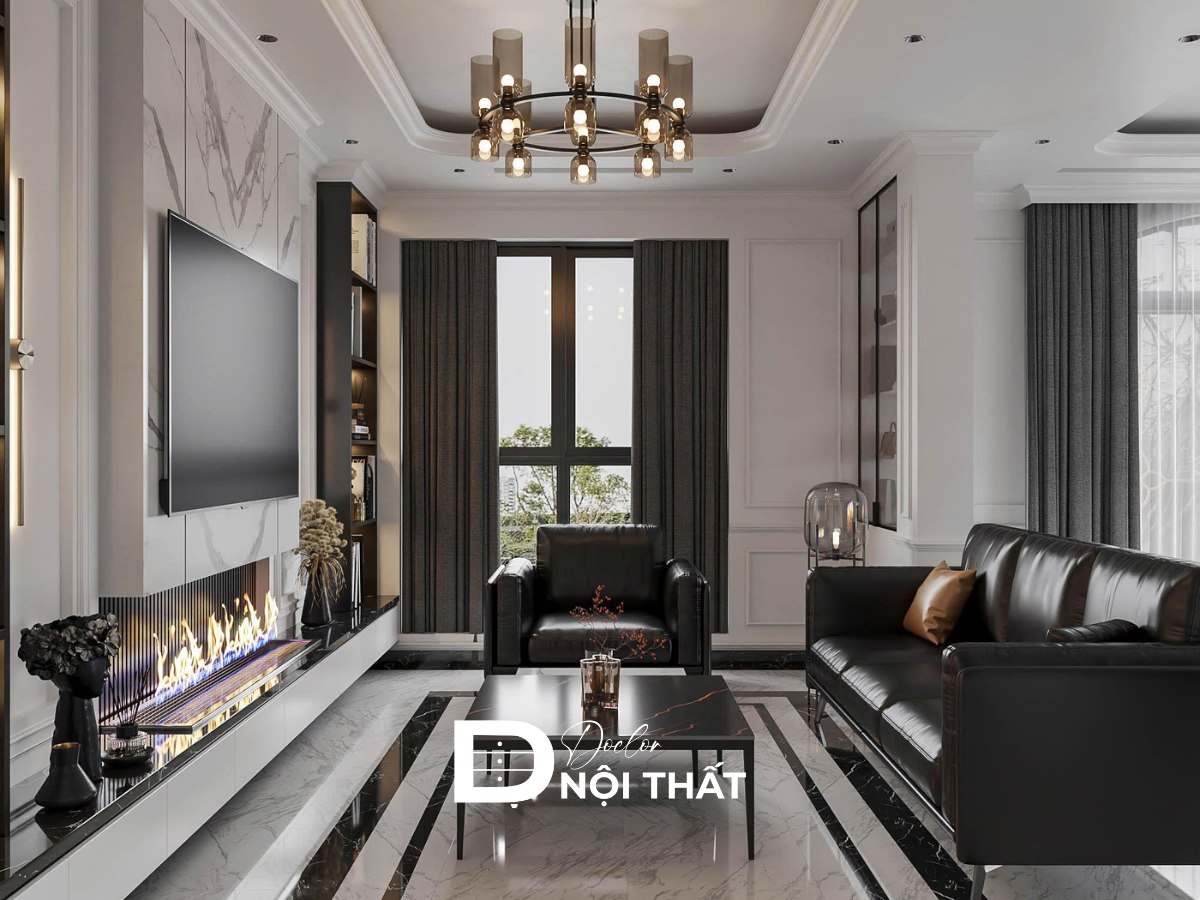 Mẫu trang trí phòng khách đẹp, sang trọng nhất 2026