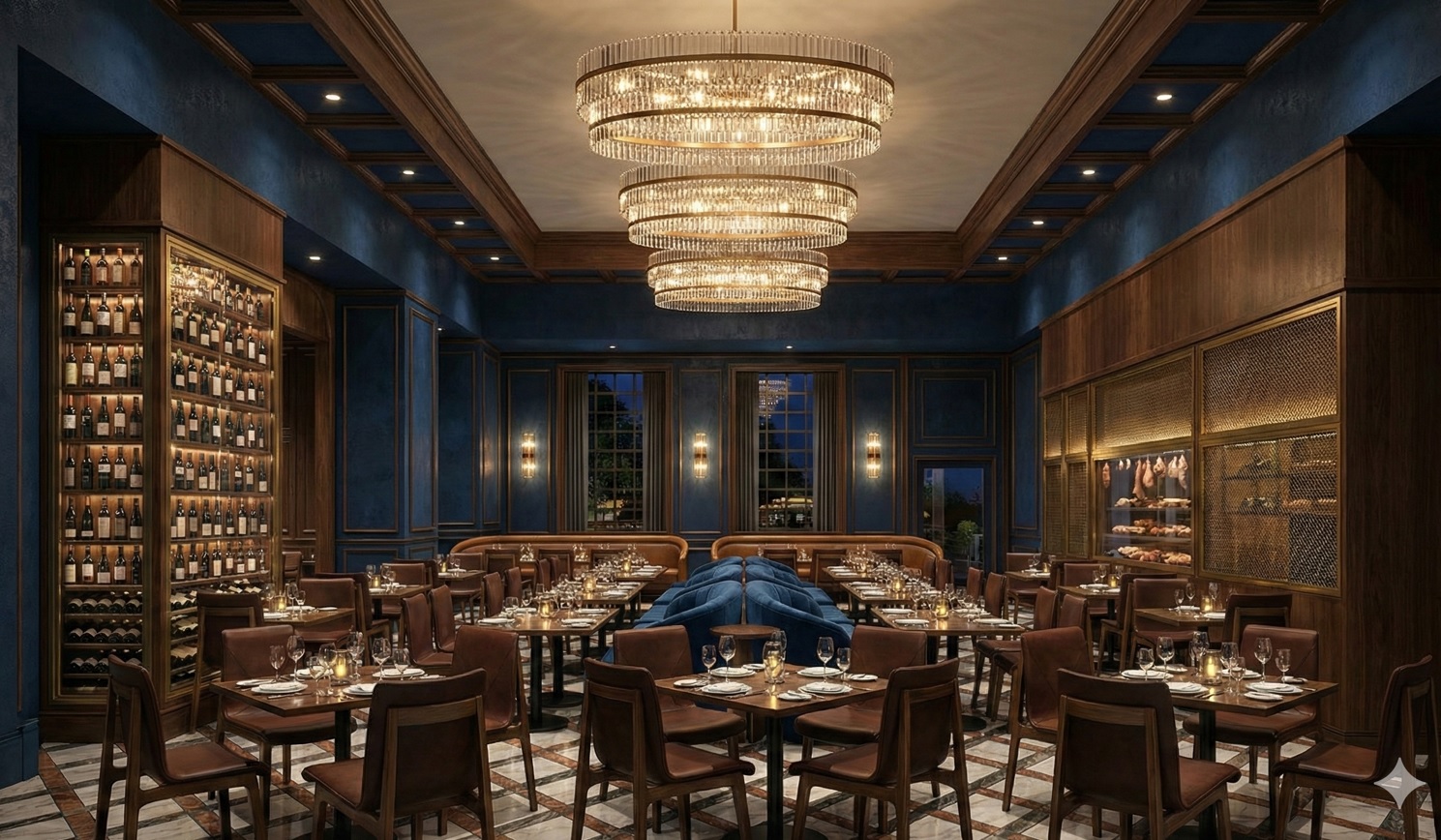 Chất liệu nội thất đa tầng